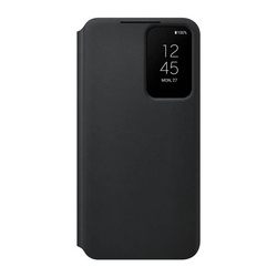 Etui Samsung Smart Clear View Cover Czarny do Galaxy S22+ (EF-ZS906CBEGEE)