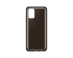 Etui Samsung Soft Clear Cover Czarny do Galaxy A02s (EF-QA026TBEGEU)