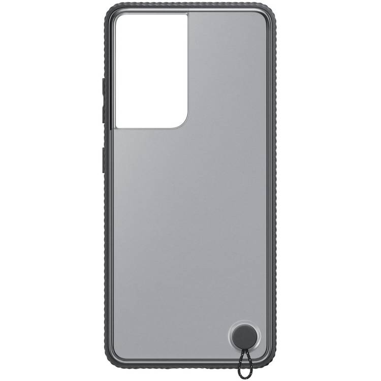 Etui Samsung Hard-Cover Clear Protective Czarne do Galaxy S21 Ultra (EF-GG998CBEGWW)