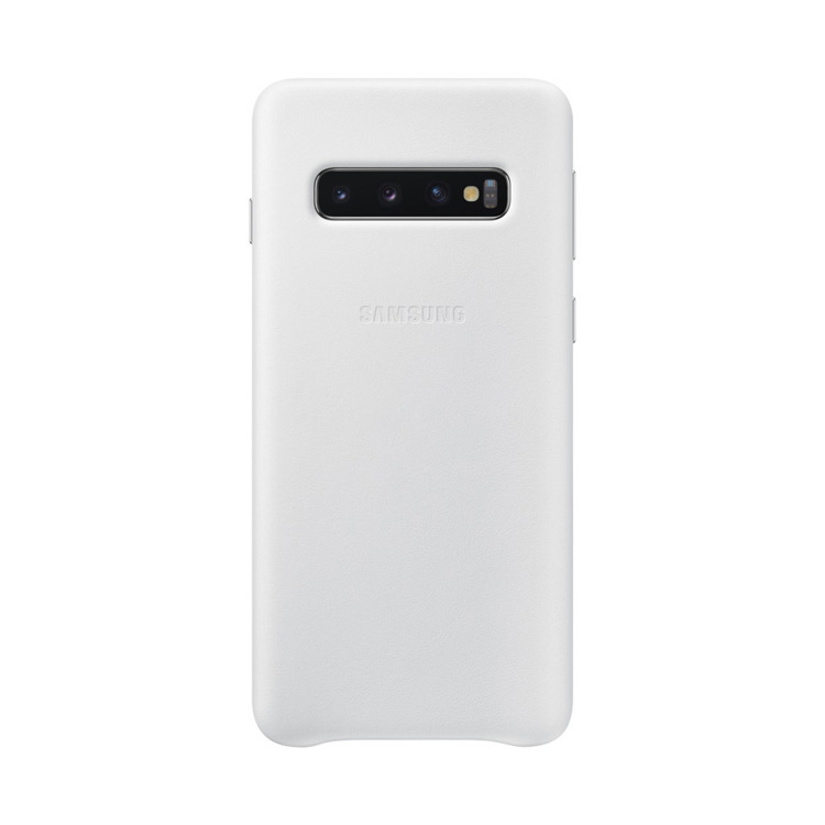 Etui Samsung Leather Cover Biały do Galaxy S10 (EF-VG973LWEGWW)