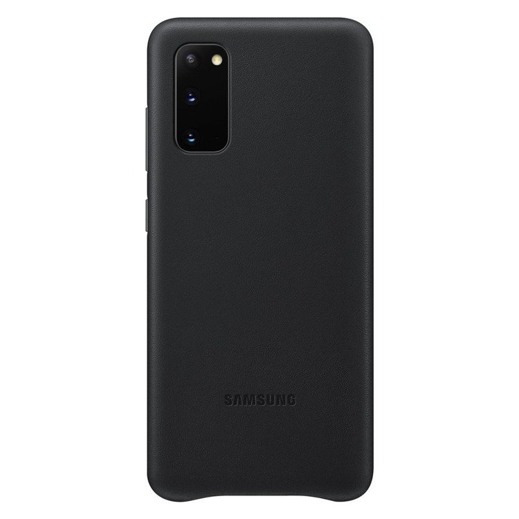 Etui Samsung Leather Cover Czarne do Galaxy S20 (EF-VG980LBEGEU)