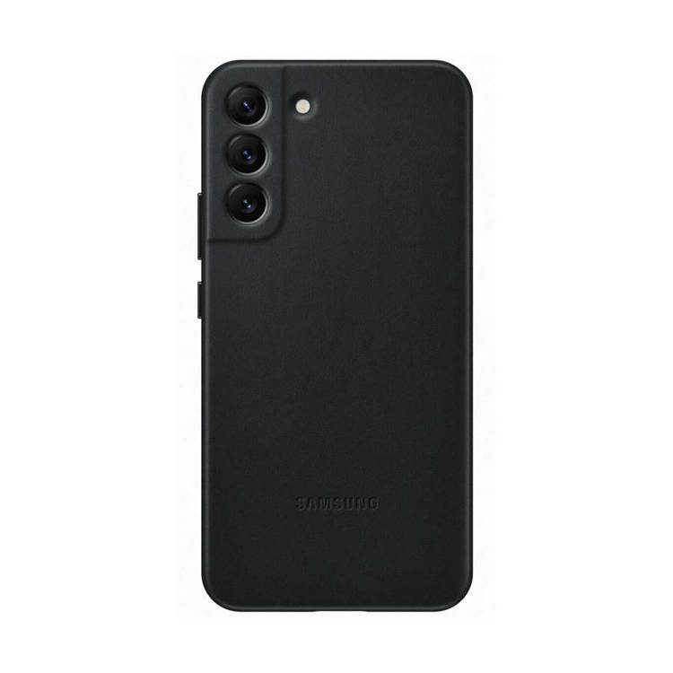 Etui Samsung Leather Cover Czarny do Galaxy S22+ (EF-VS906LBEGWW)