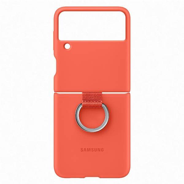 Etui Samsung Silicone Cover With Ring Coral do Galaxy Z Flip3 5G (EF-PF711TPEGWW)