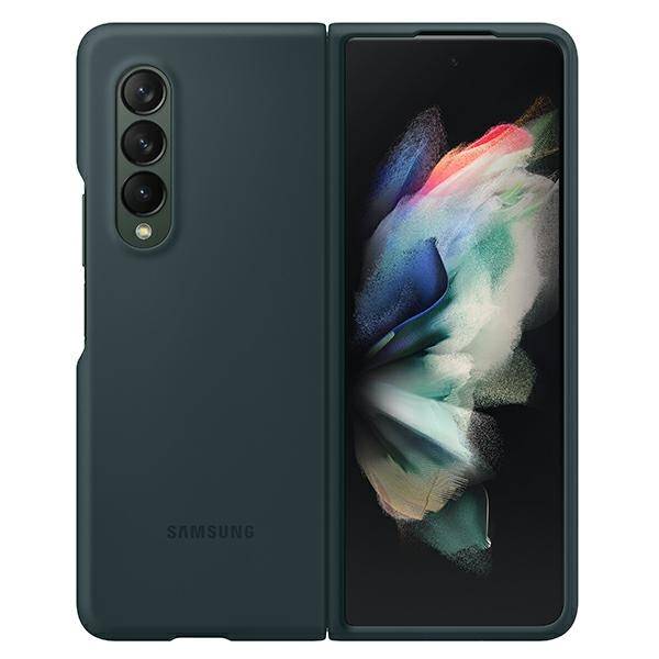 Etui Samsung Silicone Cover Zielony do Galaxy Z Fold3 5G (EF-PF926TGEGWW)