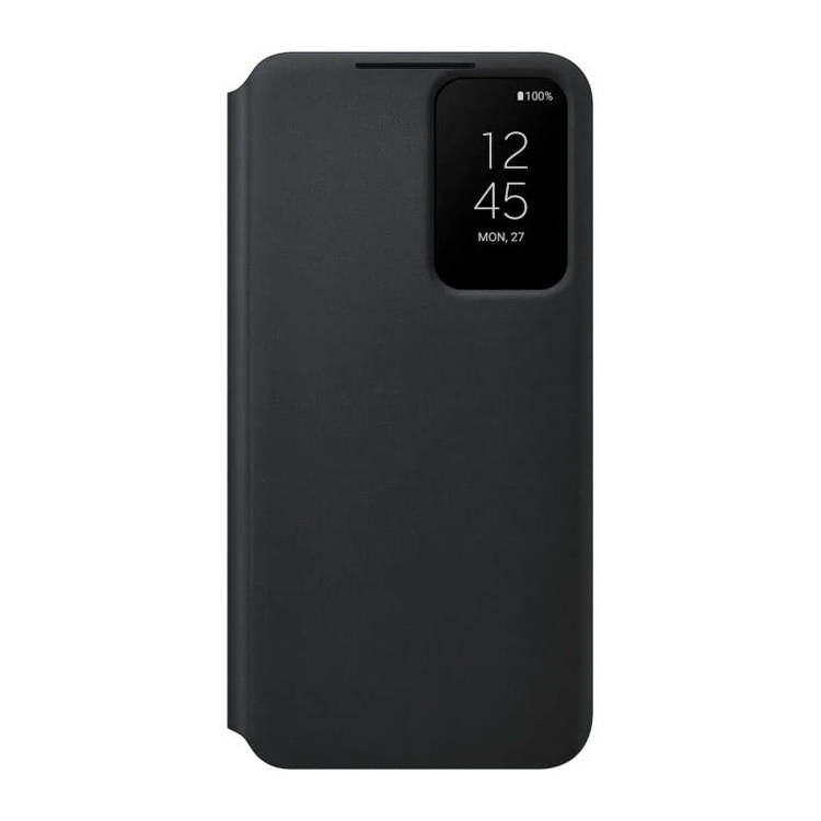 Etui Samsung Smart Clear View Cover Czarny do Galaxy S22 (EF-ZS901CBEGEE)