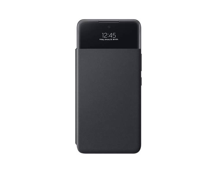 Etui Samsung Smart S View Wallet Cover Czarne do Galaxy A53 5G (EF-EA536PBEGEE)