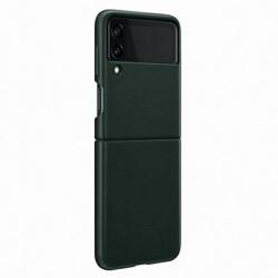 Etui Samsung Leather Cover Zielony do Galaxy Z Flip3 5G (EF-VF711LGEGWW)